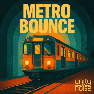 Unity of Noise_MetroBounce_CoverArt metro bounce drum pack, unity of noise drum samples